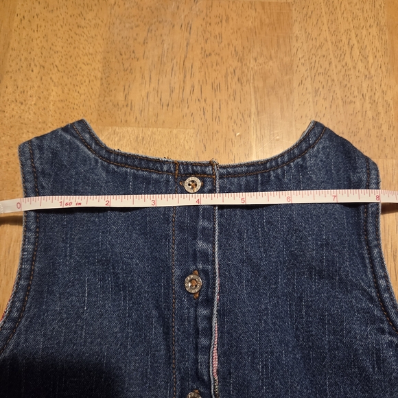 Faded Glory Kids Floral Denim Dress Size 2T - Picture 9 of 9